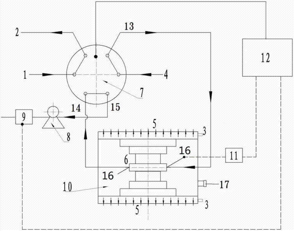 Quantitative concentration and enrichment sample injecting device and method of proton transfer reaction ion source