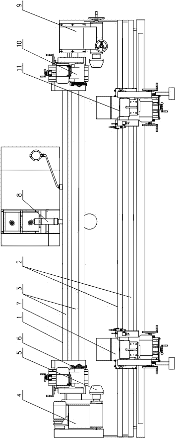 Cutting mill for two-position porcelain shell