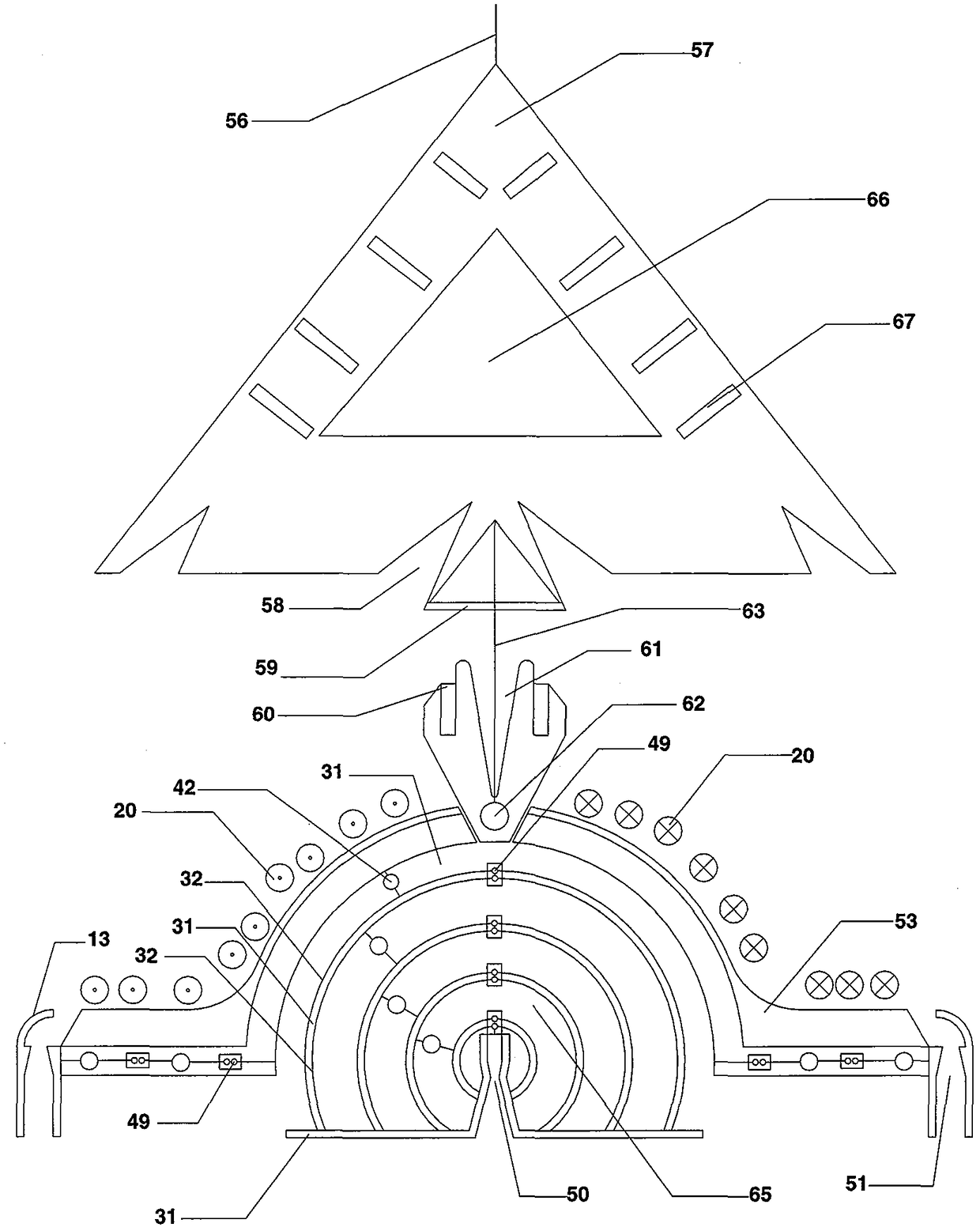 Movement equipment with work-medium-loss-free-type thruster