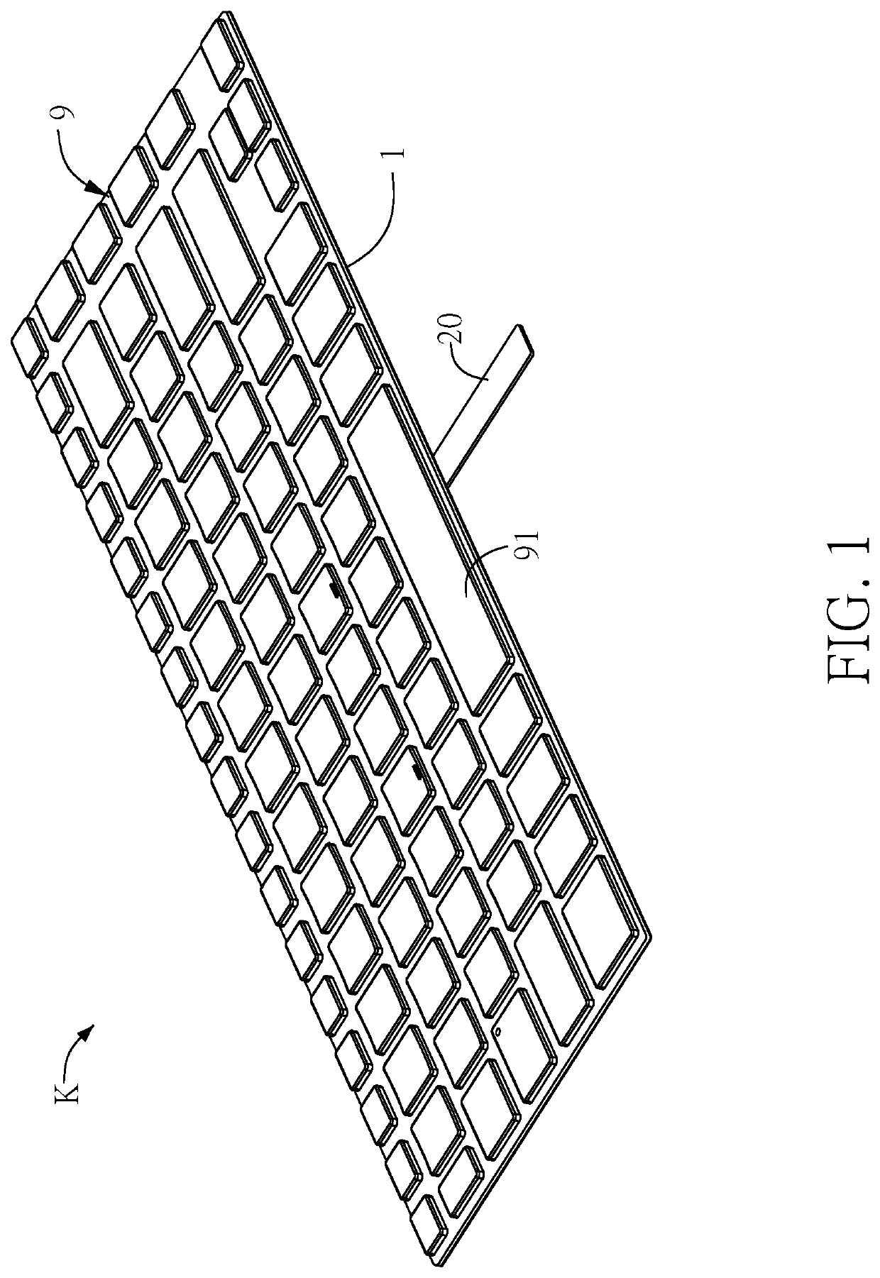 Illuminating keyboard and light emitting module thereof