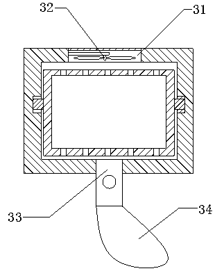 Manual bean sieving device for bean product processing