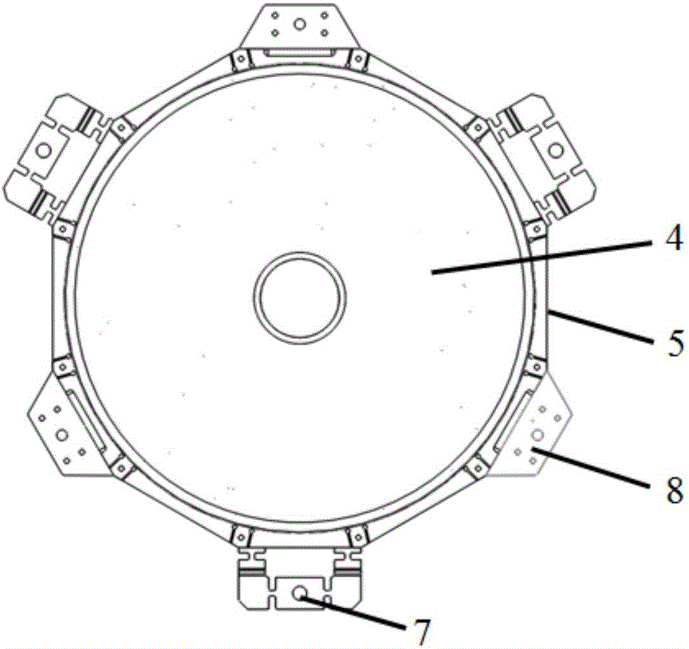 Support-integrated reflector