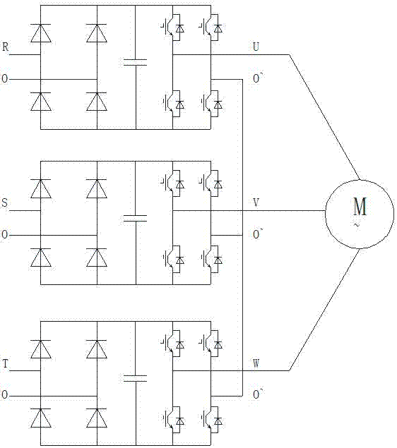 3300v frequency converter adopting phase voltage frequency conversion technology