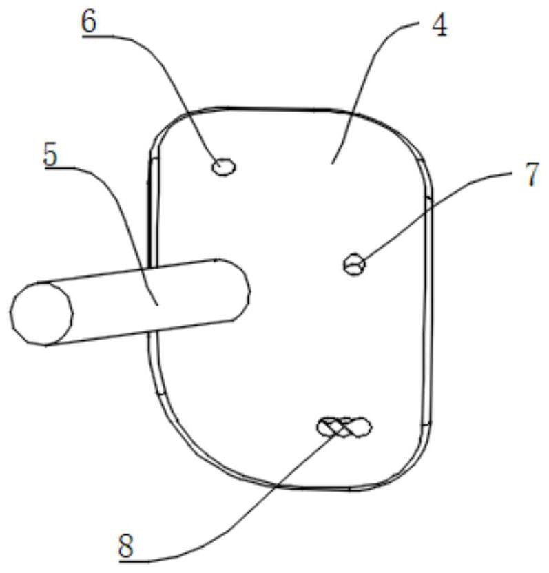 Minimally invasive calcaneal fracture fixing nail guiding system and using method