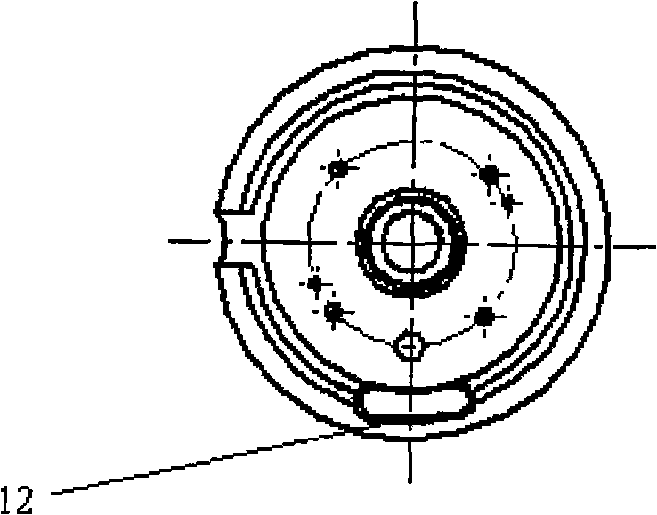 Horizontal type rolling rotor compressor return air cooling structure