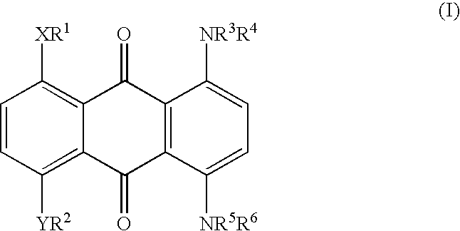 Method for marking hydrocarbons with substituted anthraquinones