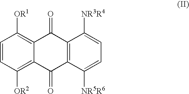 Method for marking hydrocarbons with substituted anthraquinones