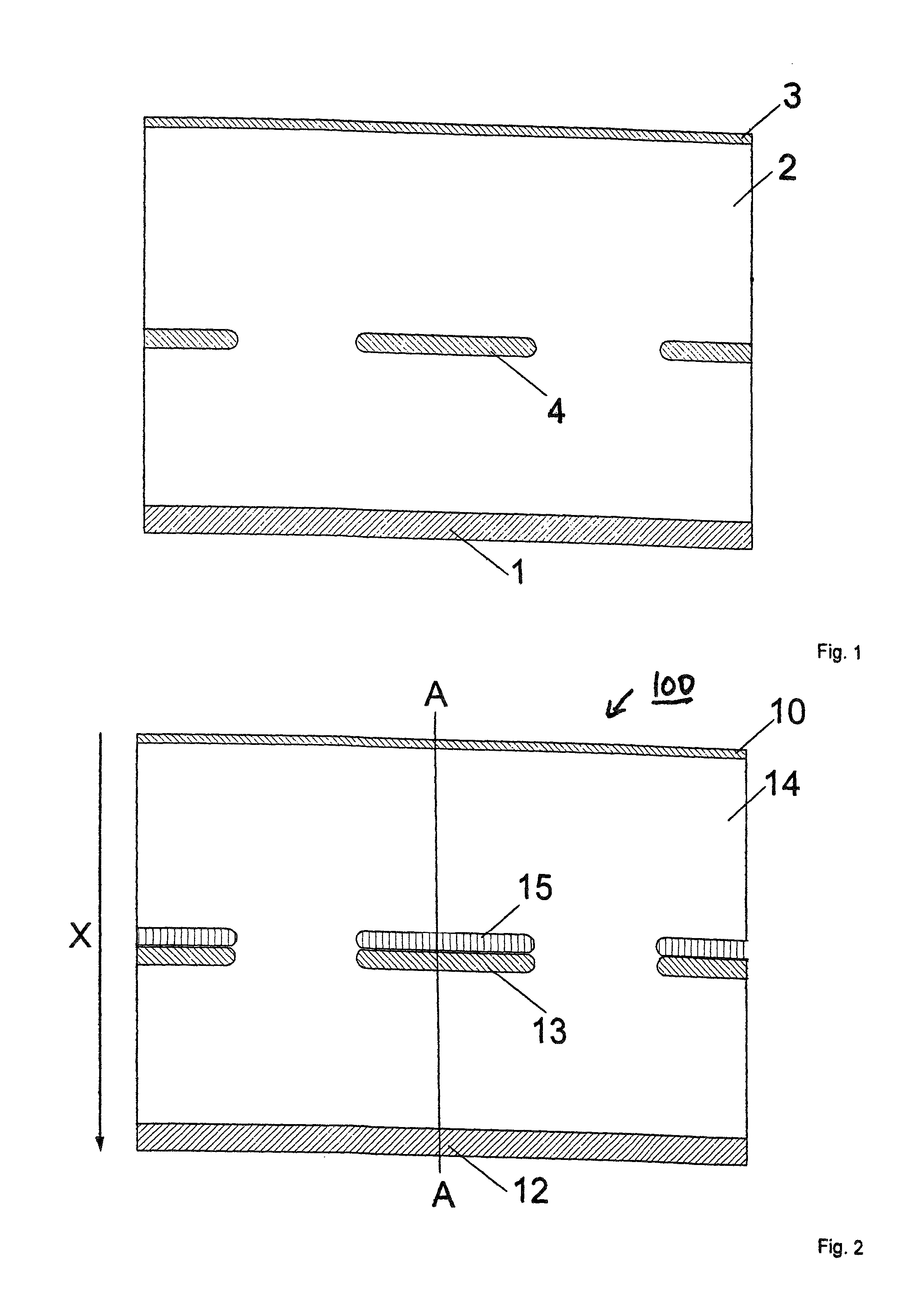 Semiconductor structure for a radiation detector and a radiation detector