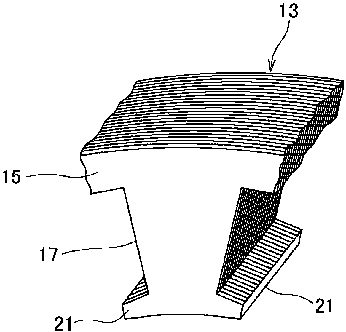 Stator core for motor