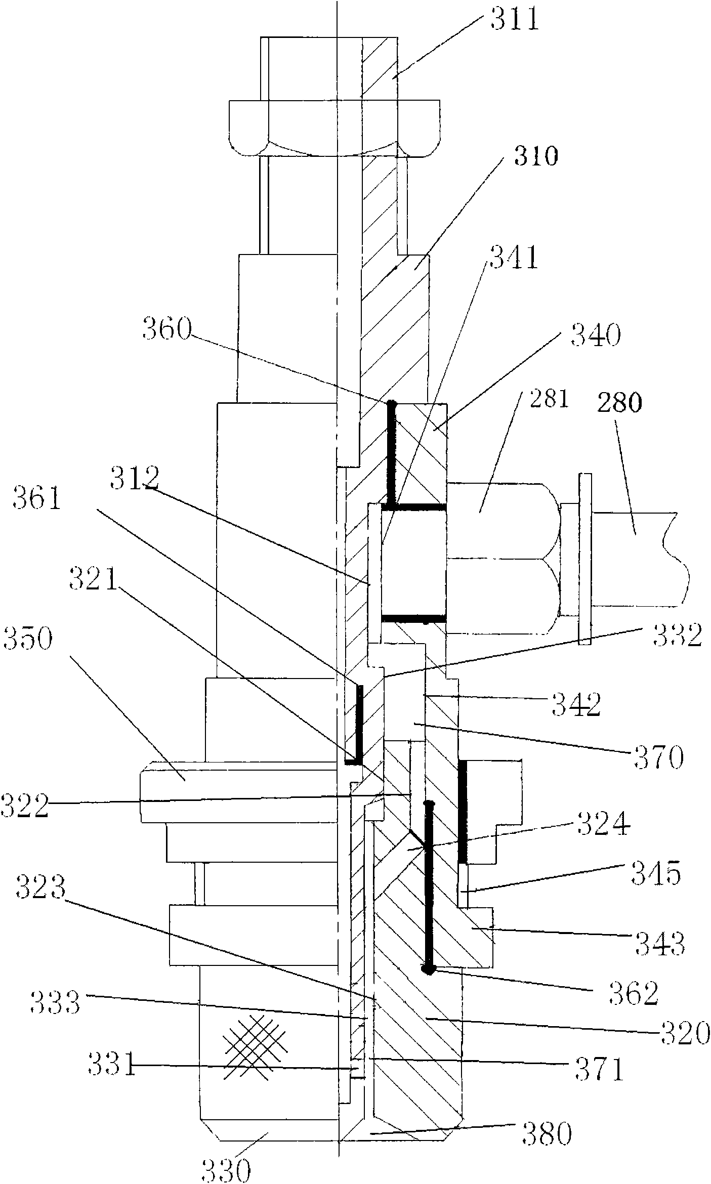 Dust removing sprayer for mine