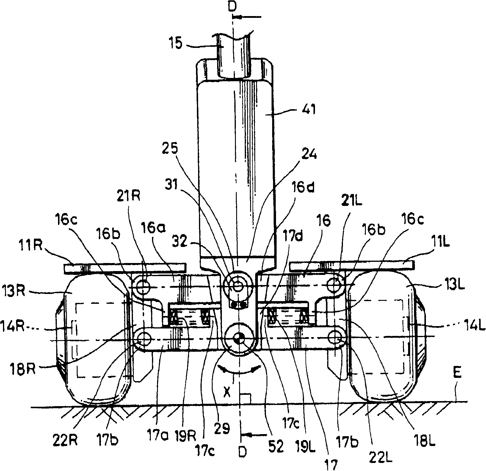 Coaxial two-wheel vehicle