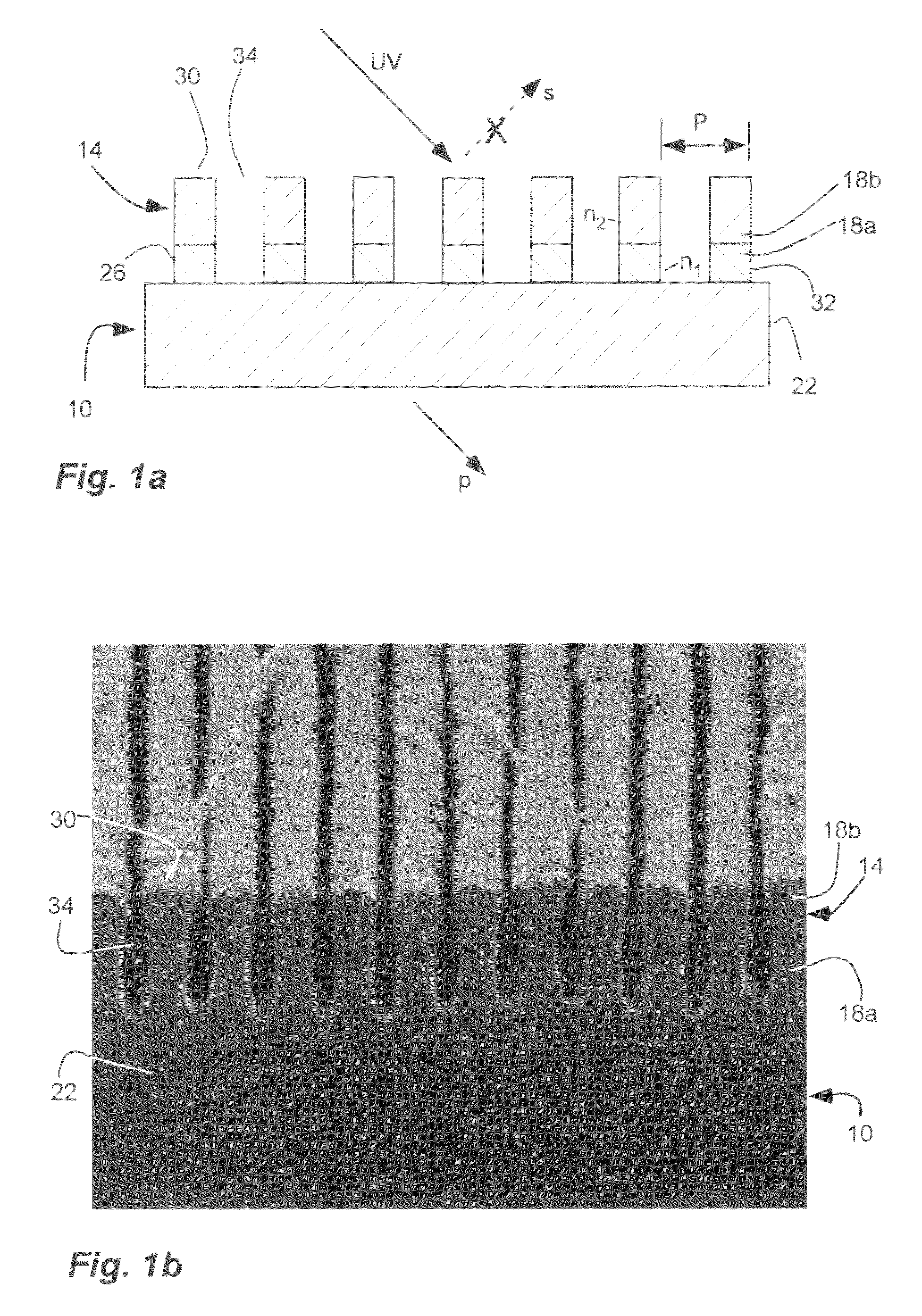 Durable, inorganic, absorptive, ultra-violet, grid polarizer