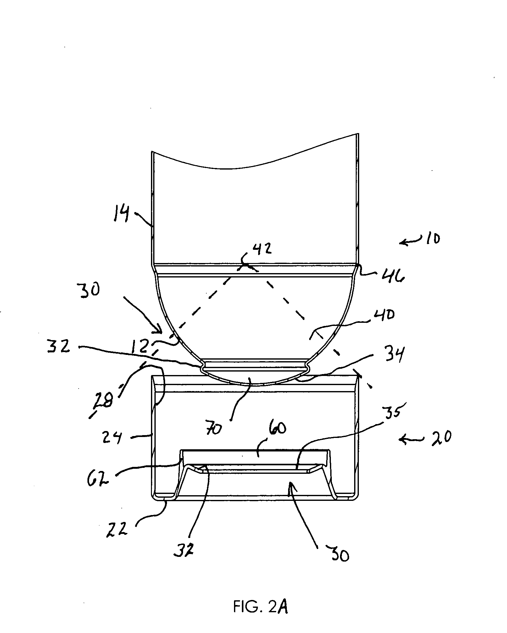 Base cup for a supportable pressurizable container