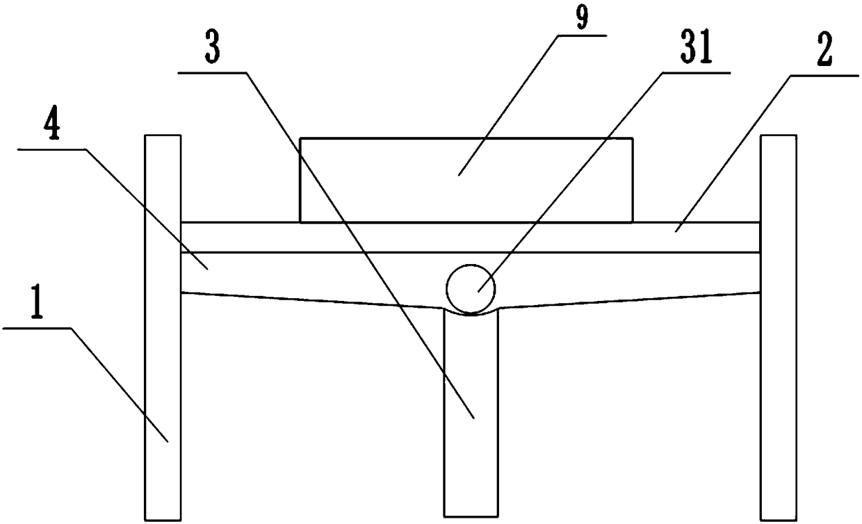 Luggage fixing device for automobile trunk