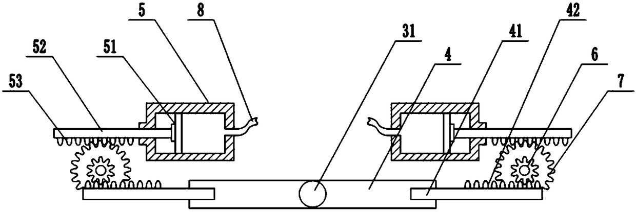 Luggage fixing device for automobile trunk