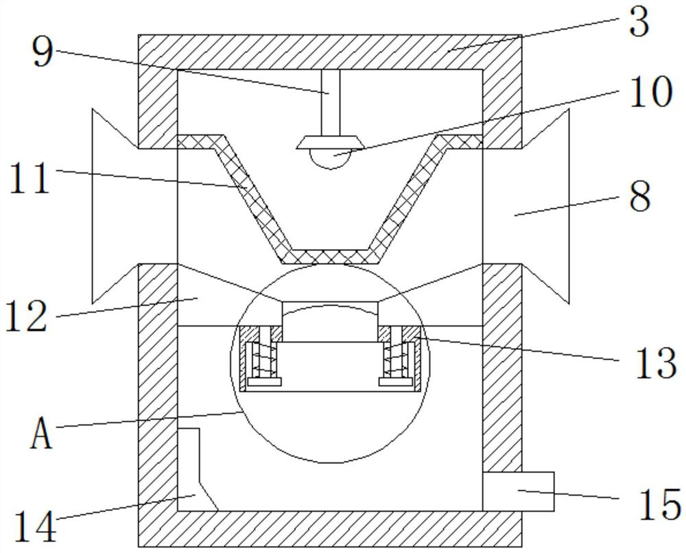 Device for attracting and killing farmland lepidoptera pest ostrinia nubilalis larvae by using attractant