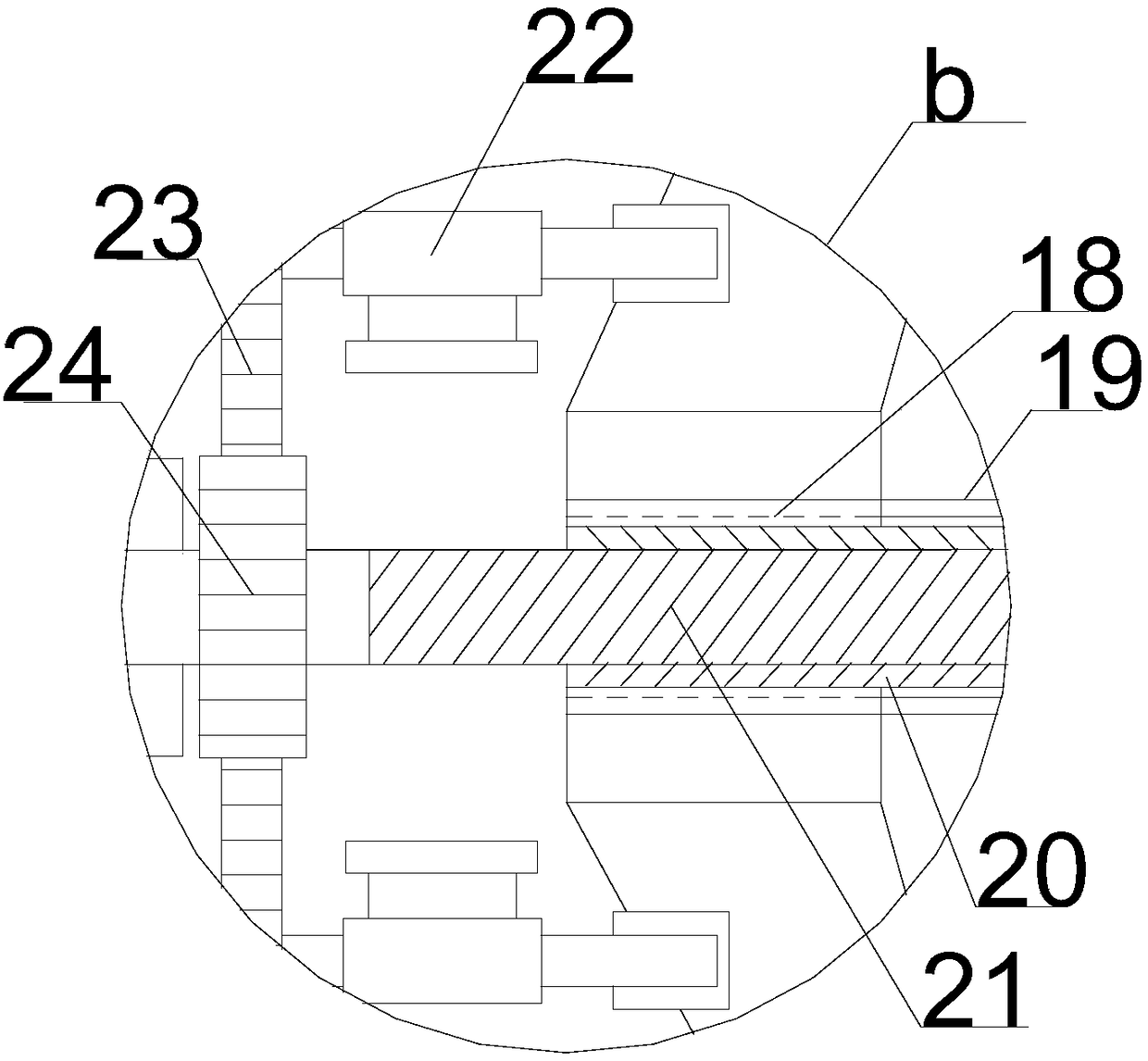 Solid-liquid separation device for medical waste