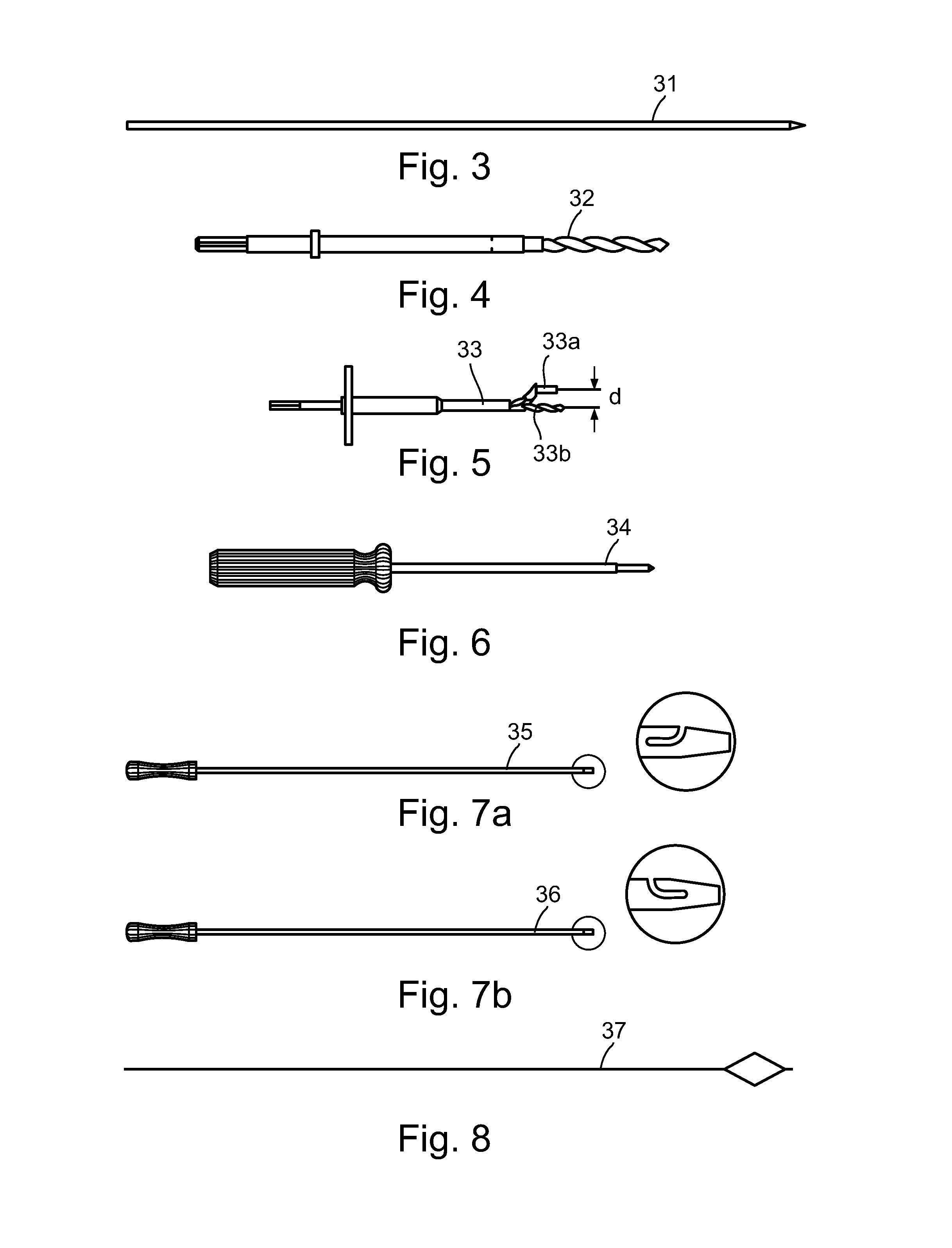 Arthroscopic bone transplanting procedure, and medical instruments useful therein