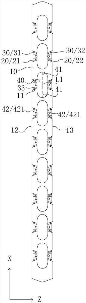 Hinges and flexible display devices