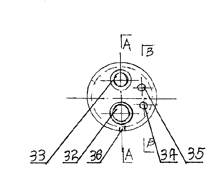 Disposable turbine dental drill hand machine and tool for mounting and dismounting machine needle thereof