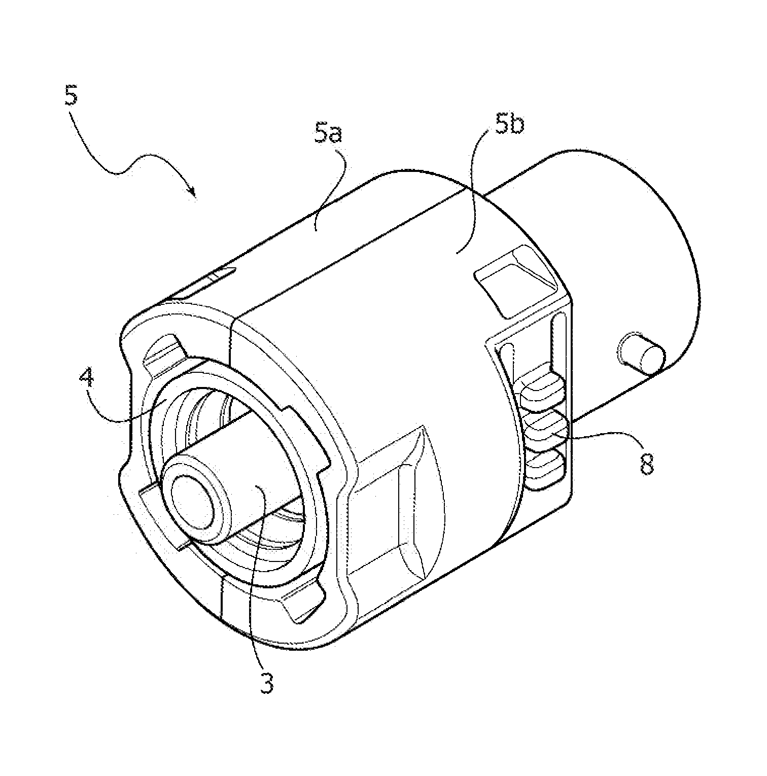 Connector for medical lines