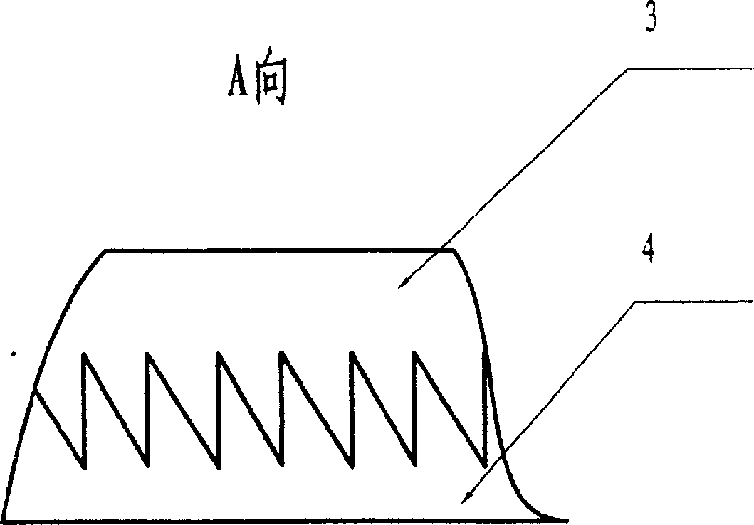 Self-adjusting burner of gas cooker