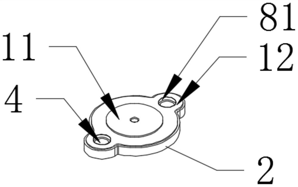 Lithium battery pole module and lithium battery top cover