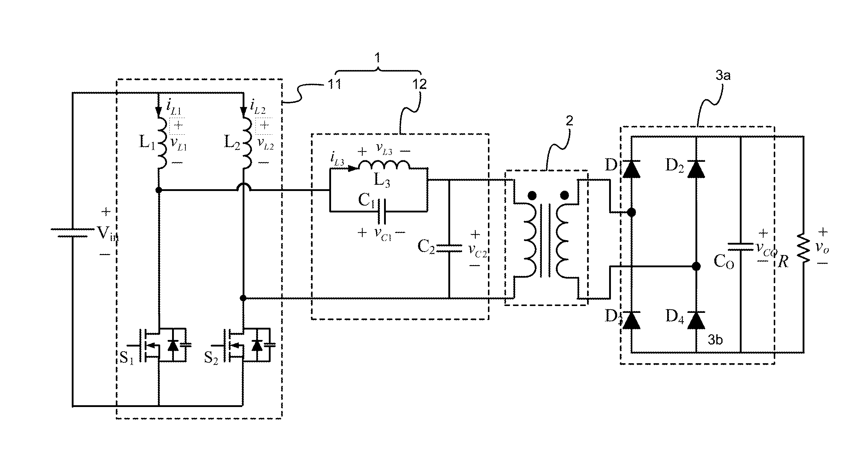 Isolated interleaved DC converter