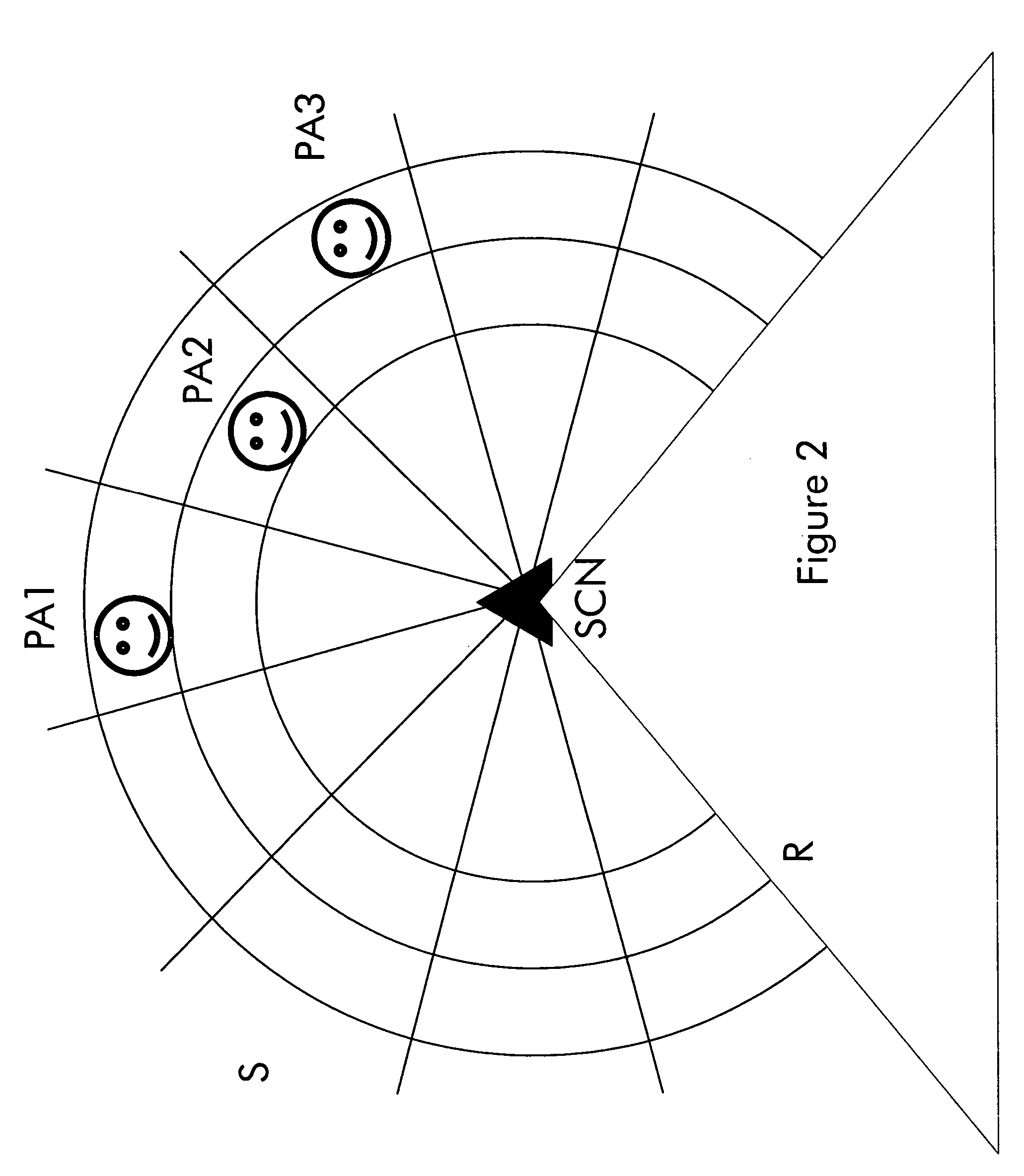 Video conference system and a method for providing an individual perspective view for a participant of a video conference between multiple participants