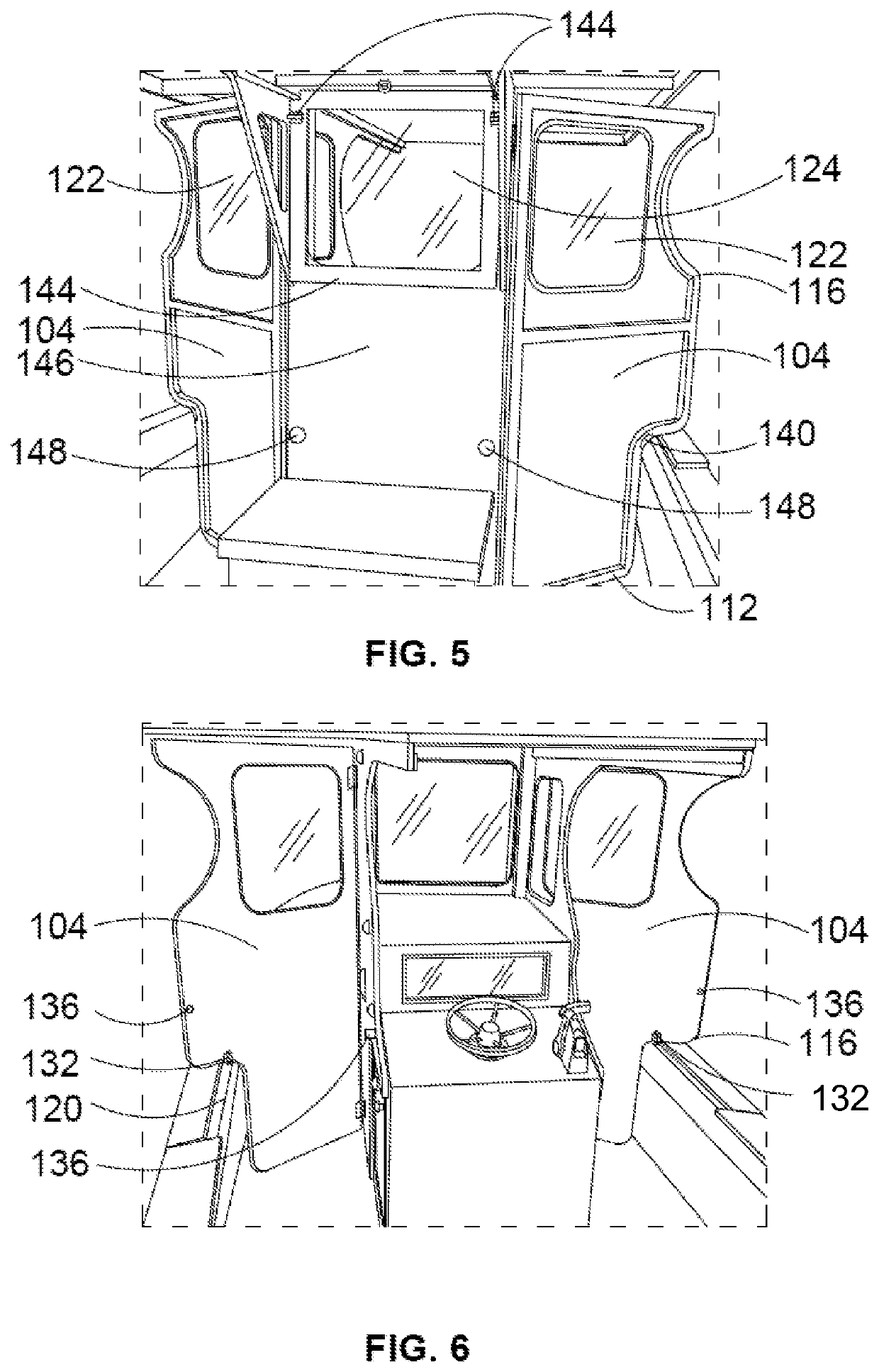 Weather guard for a power boat