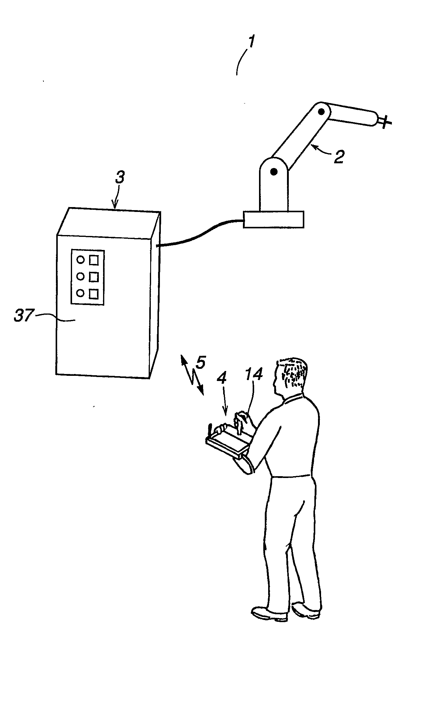 Industrial Robot System with a Portable Operator Control Device