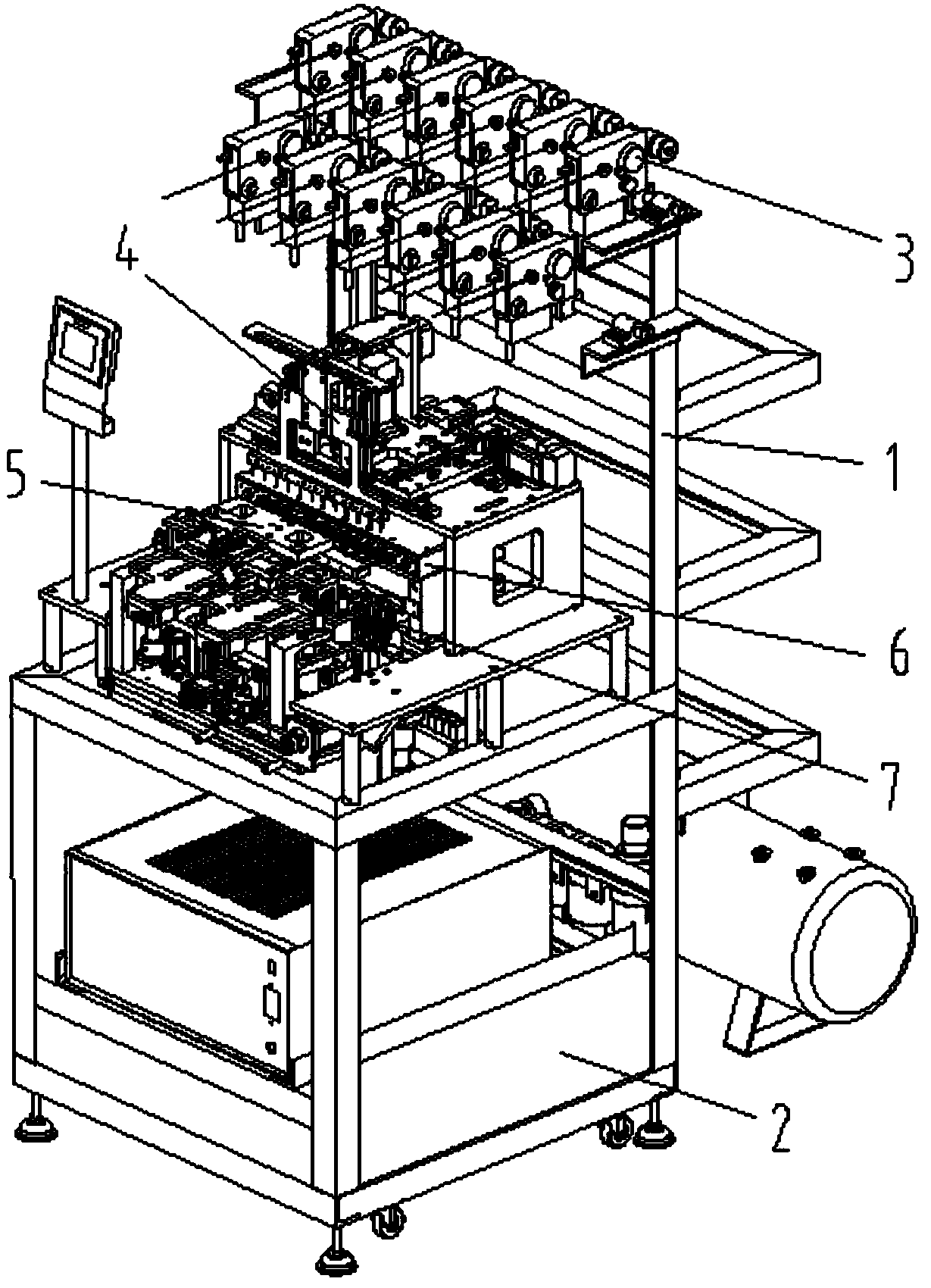 An Inductance Automatic Feeding and Winding Machine