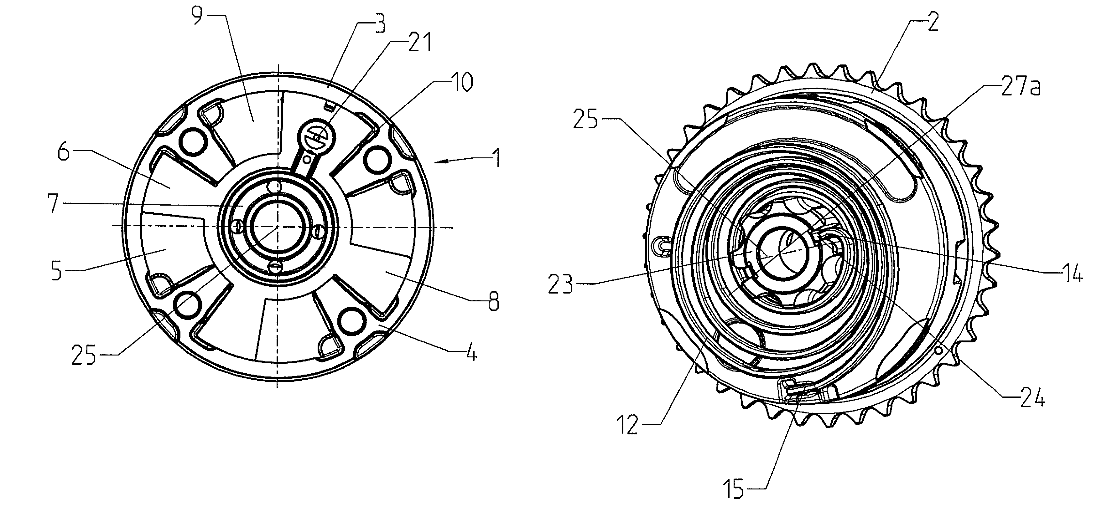 Vane-type camshaft adjuster