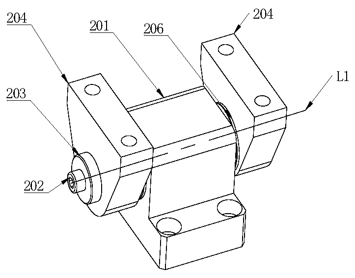 Inclination adjusting device and carrying robot