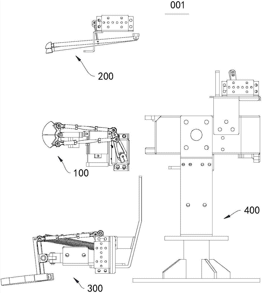 Robot head device and robot