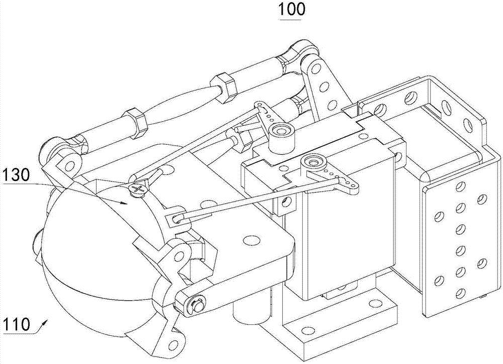 Robot head device and robot