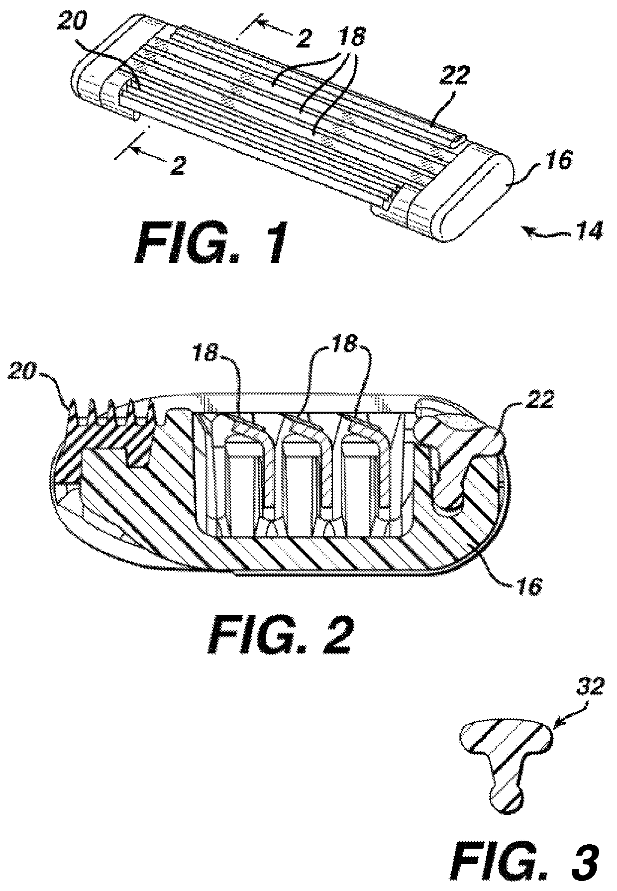 Skin engaging member comprising ethylene vinyl acetate