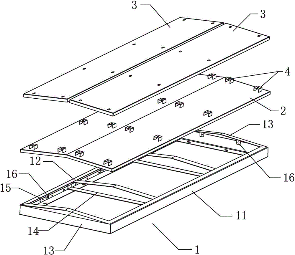 High-voltage and low-voltage prefabricated substation anti-ice drop top cover structure