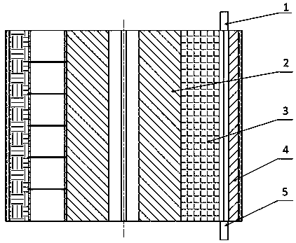 A device for continuous separation of anions and cations in solution and its application method