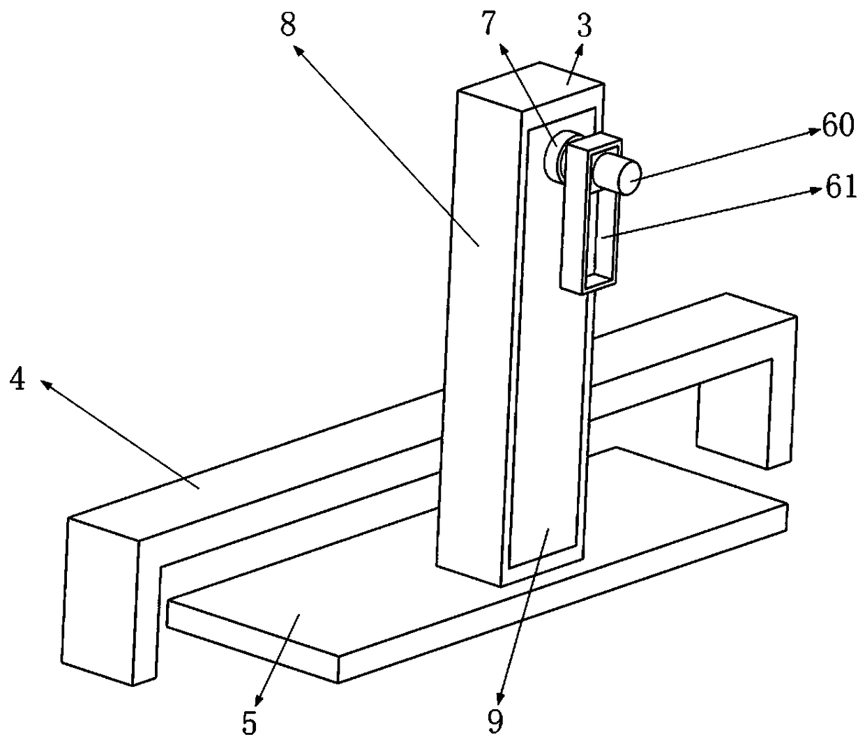 Anti-falling supporting frame for billboard