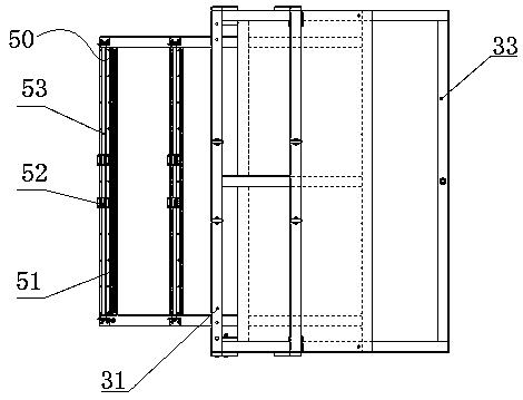 A material automatic stacking device