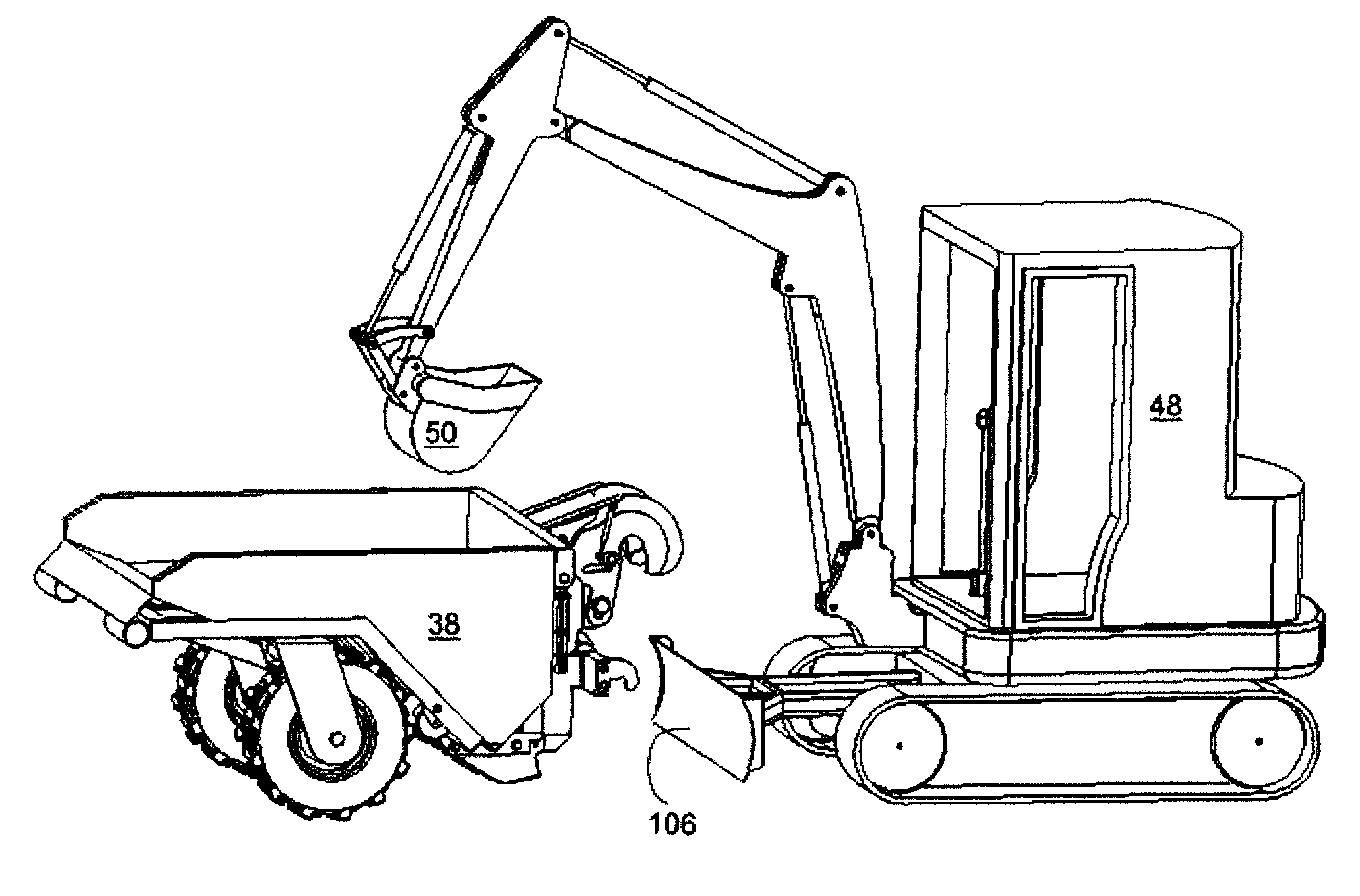 Attachment bracket for use with heavy machinery and bracket members