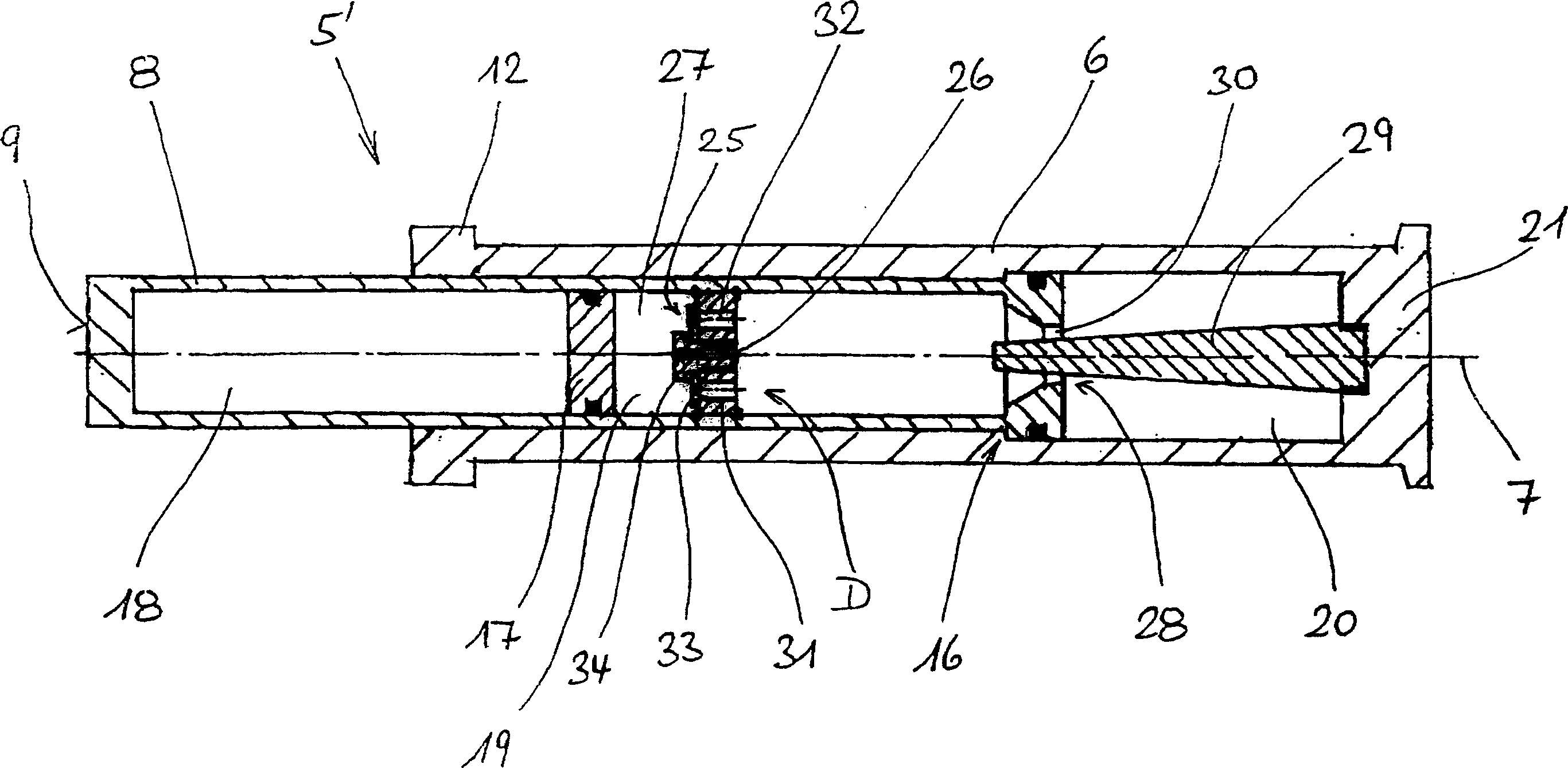 Central buffer coupling device