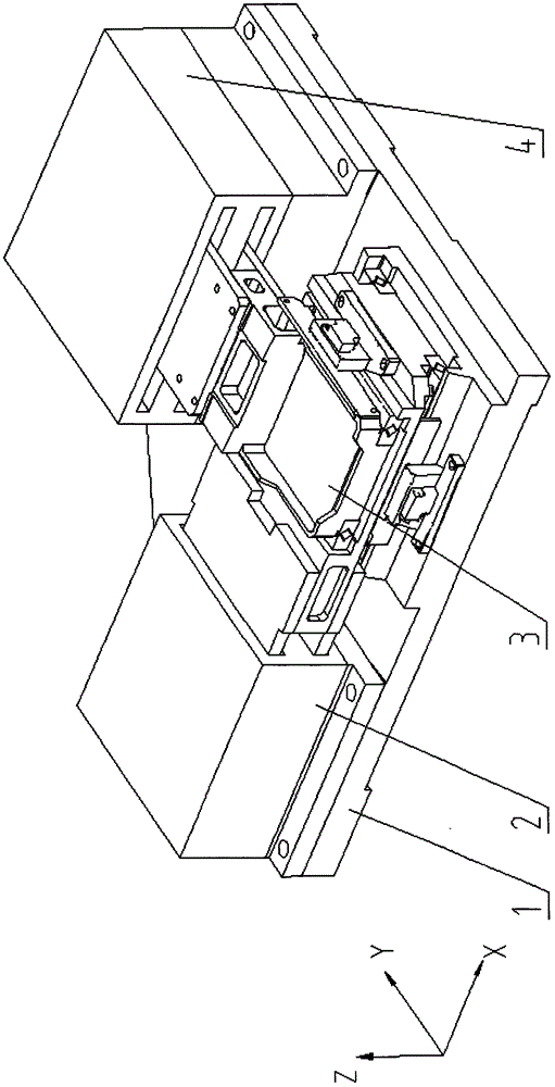 XY motion platform driven by double-layer linear motor