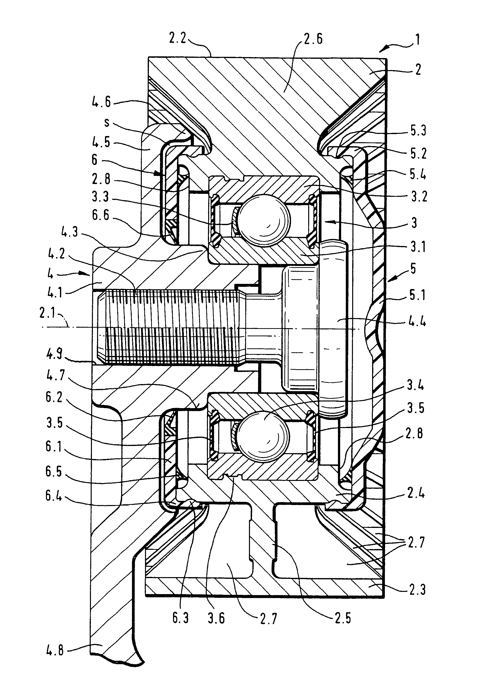 Tensioning or deflection pulley for a belt drive