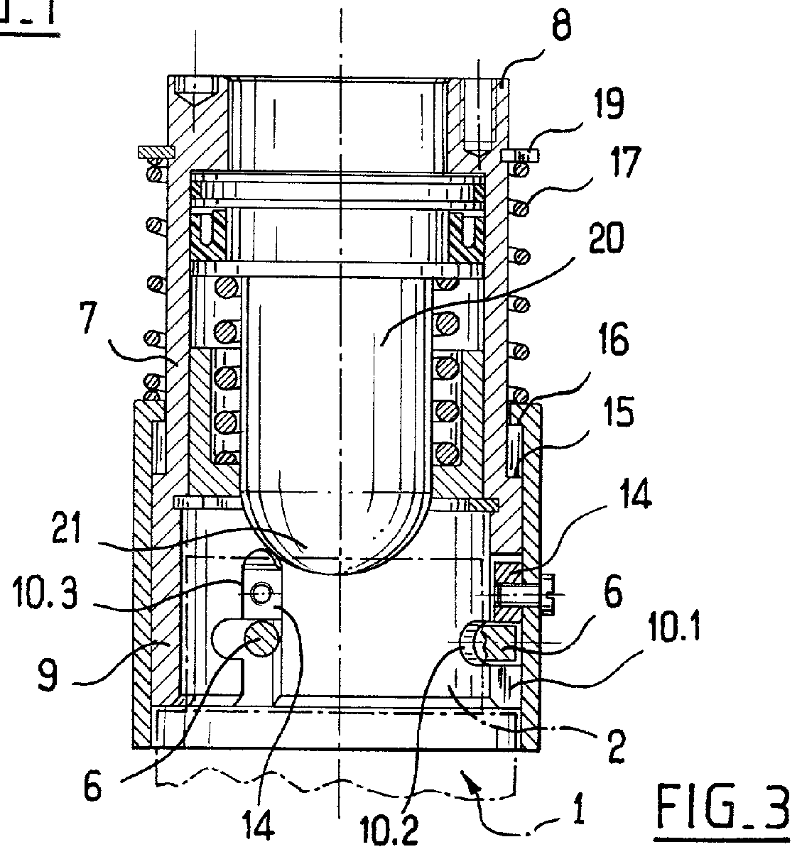 Screw-tightening spindle fitted with a removable chuck