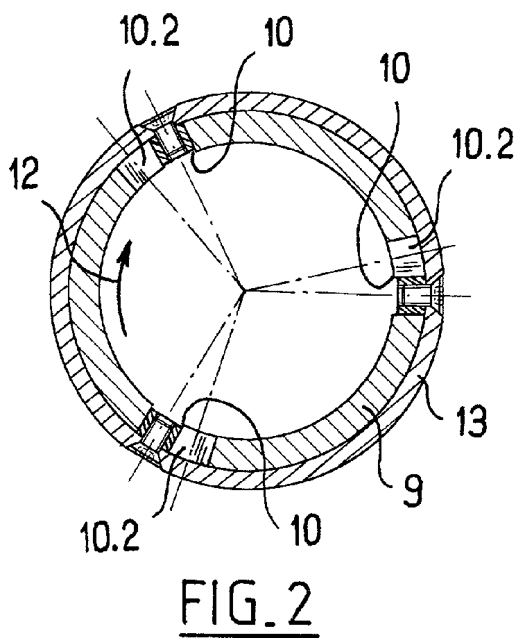 Screw-tightening spindle fitted with a removable chuck