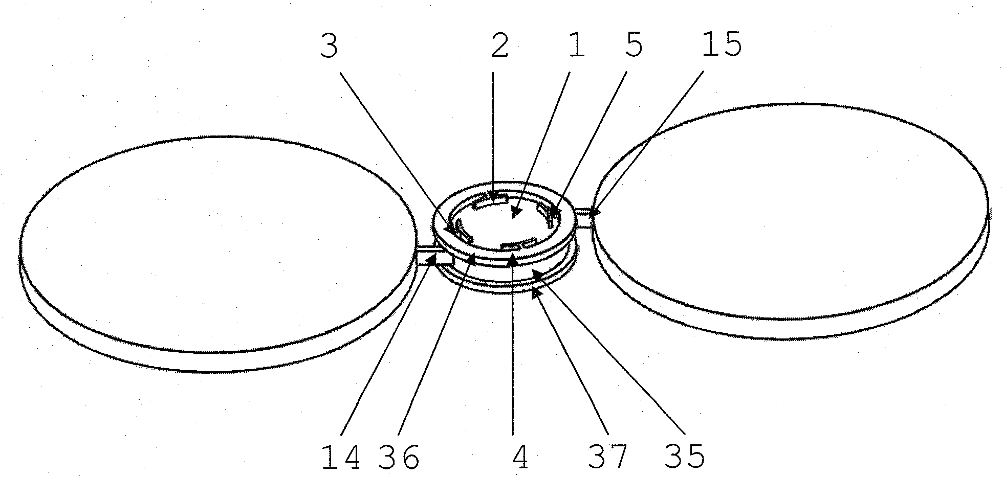 Novel MEMS (Micro-electromechanical System) jet rotor gyroscope