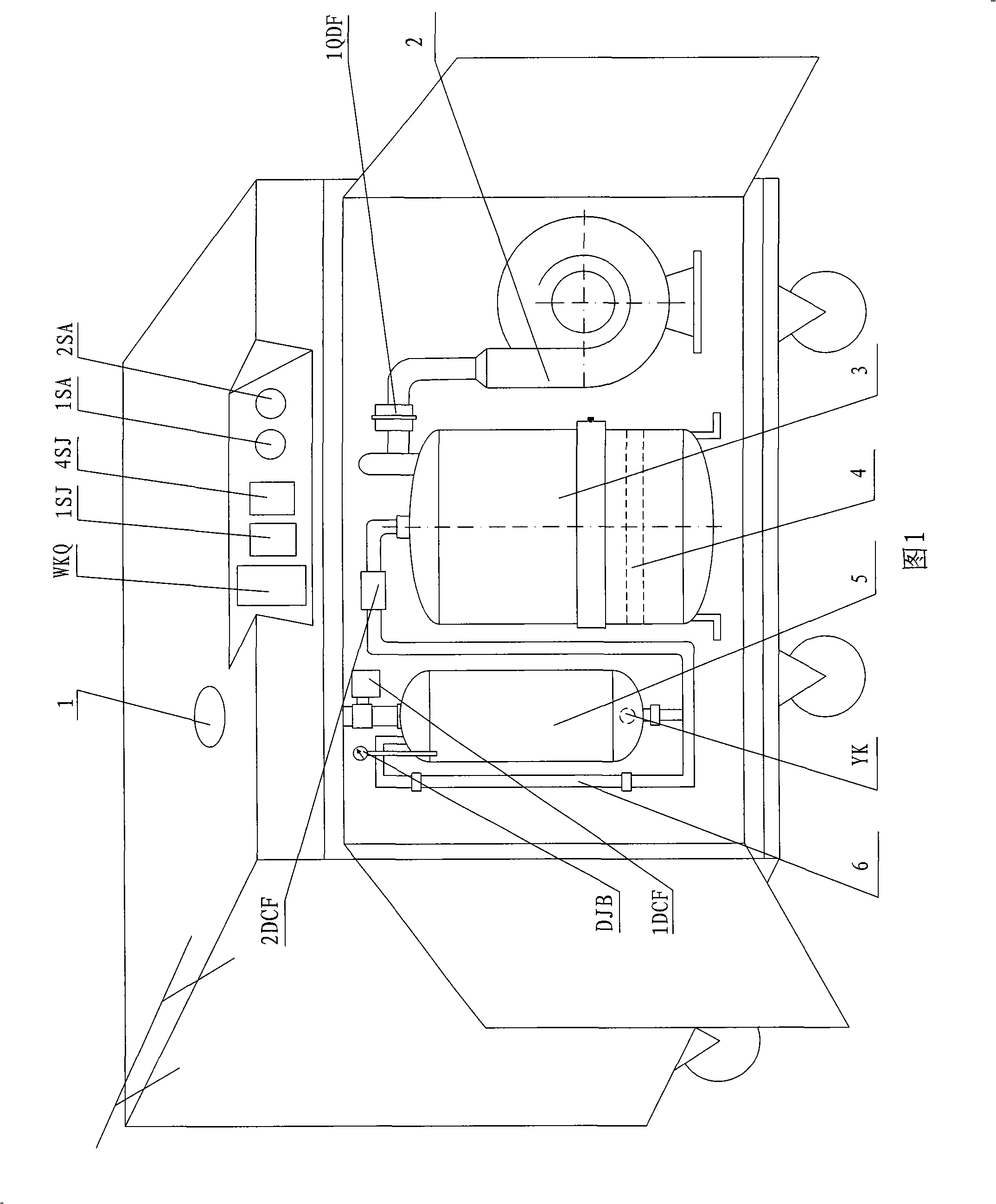 Mobile dichlorvos circulation fumigation machine and fumigation method thereof