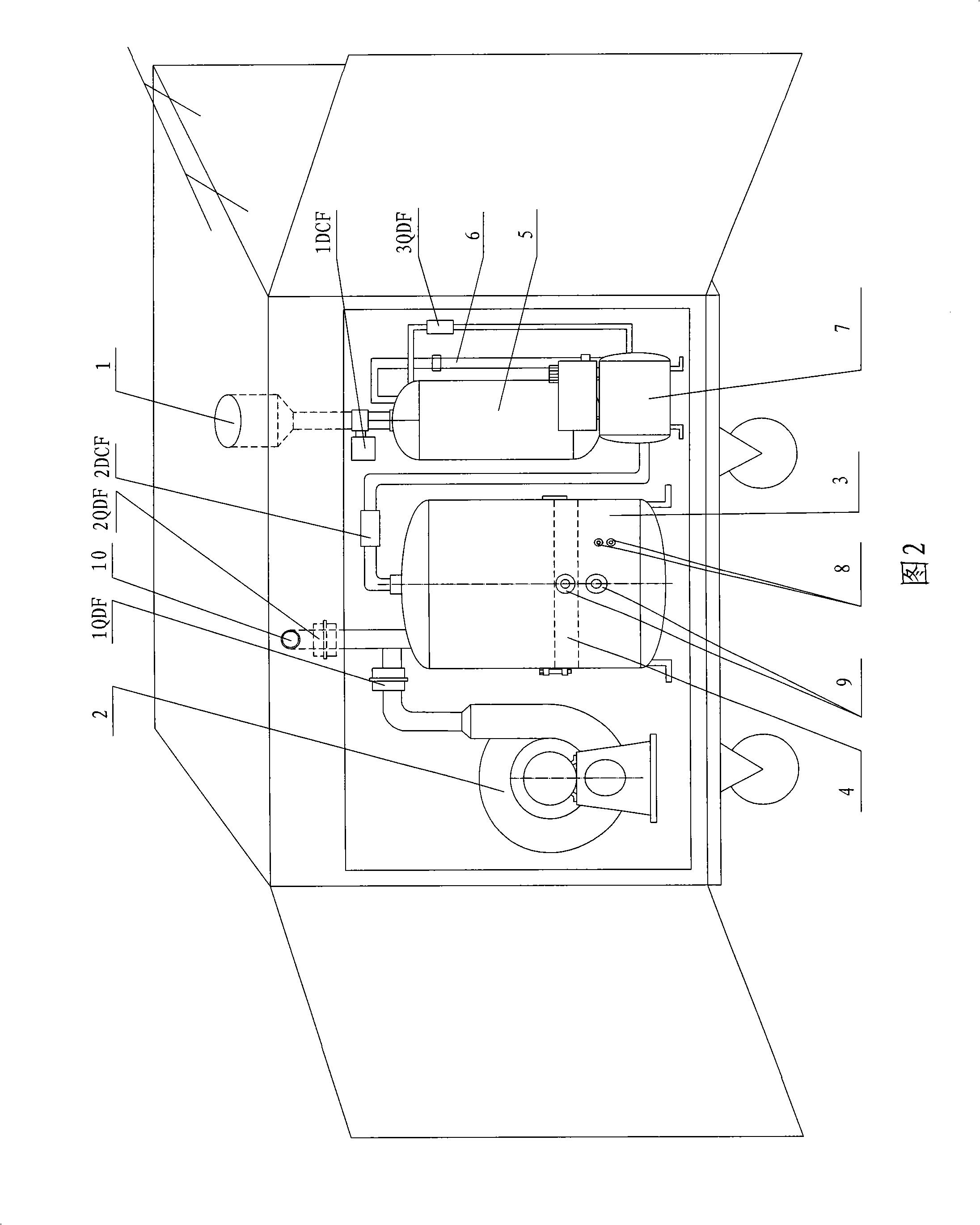 Mobile dichlorvos circulation fumigation machine and fumigation method thereof